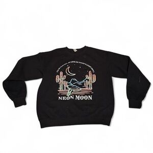 Jerzee’s multicolored Neon Moon Black Sweater